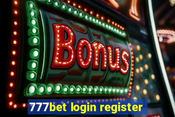 777bet login register